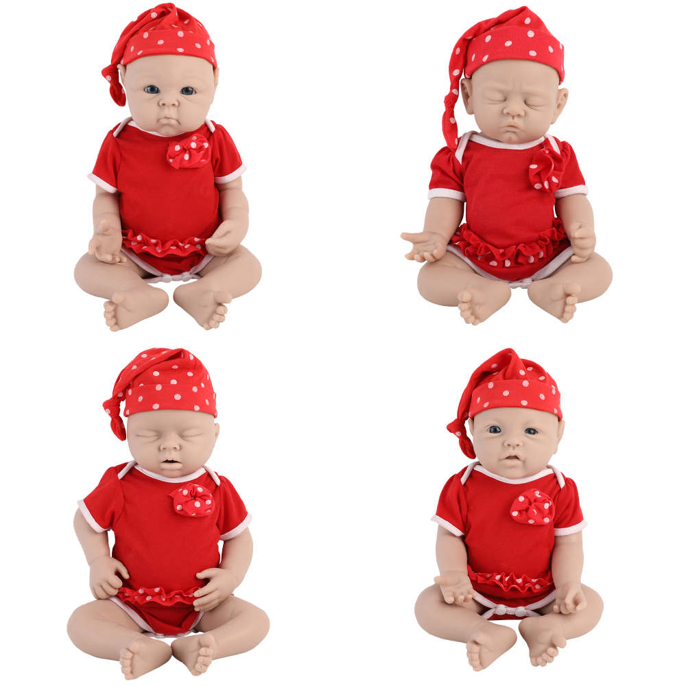 Kids Toys Deals - IVITA 100% Silikon Reborn-Babypuppe Unbemalte Realistische