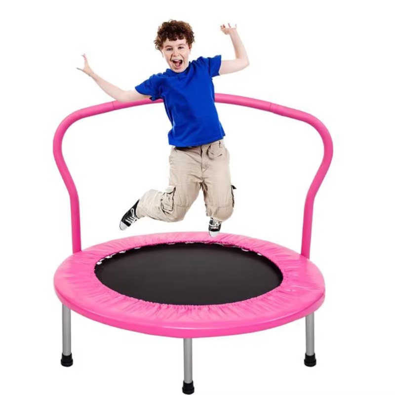 Trampoline Mini Indoor - 40'' Mini Rundes Indoor-Kindertrampolin Tragbarer Übungspark