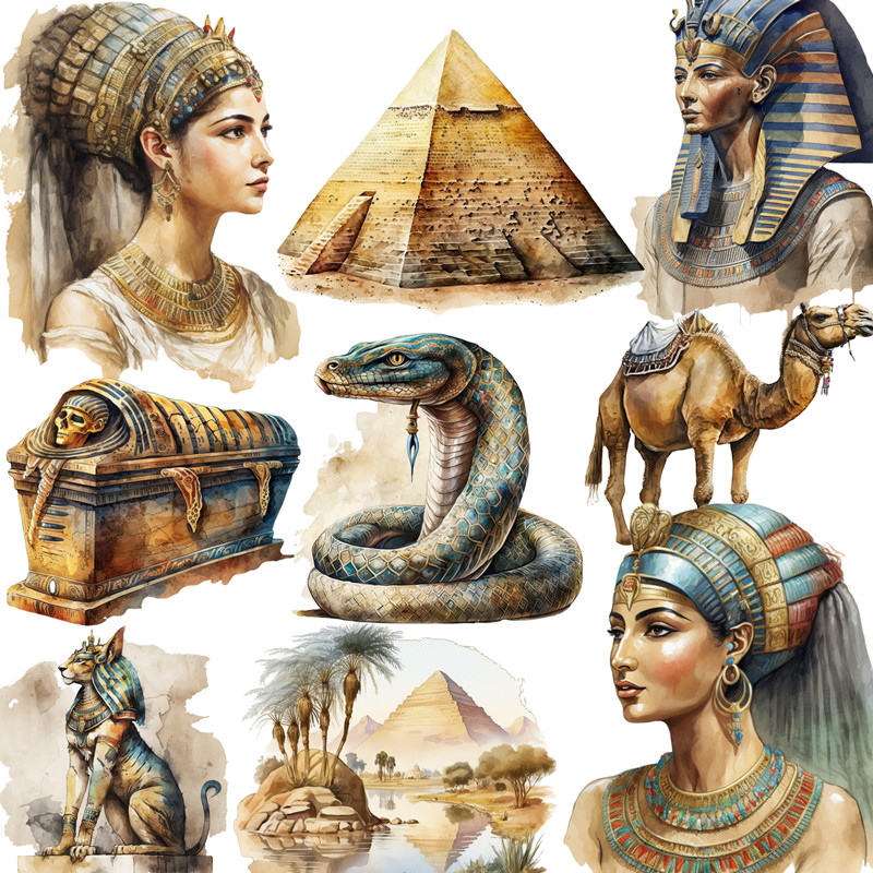 Kids Toys Egypt - Alte Ägypten Aufkleber Handwerk und Scrap