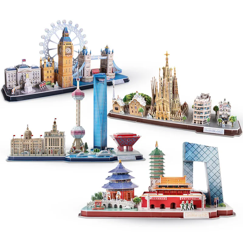 Kids Toys London - 3D Puzzle Spiel DIY Spielzeug Papier