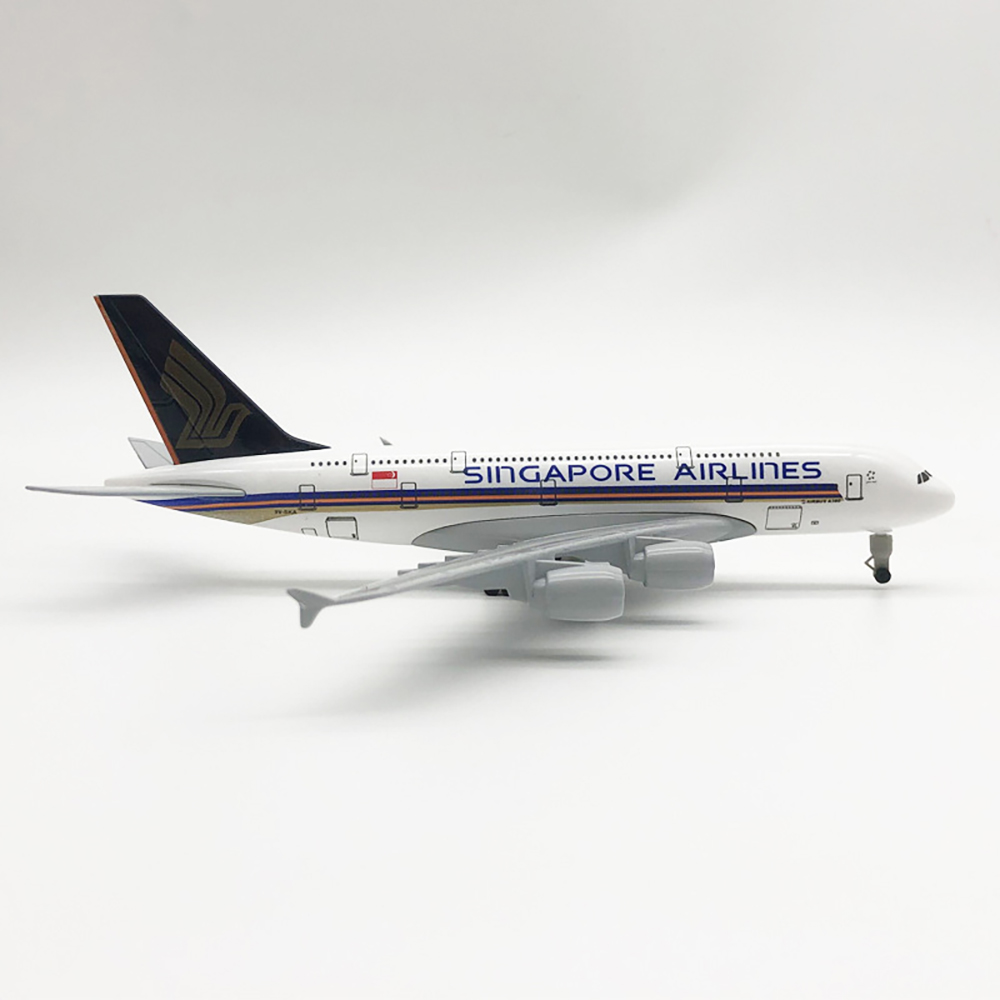 Kids Toys Singapore - 18 cm Flugzeugmodell Airbus A380 Singapore