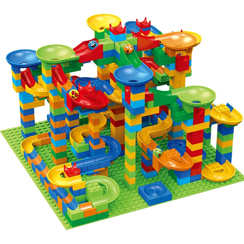 Marble Run Set - 84-504PCS Marmor Rennen Run Blöcke Labyrinth