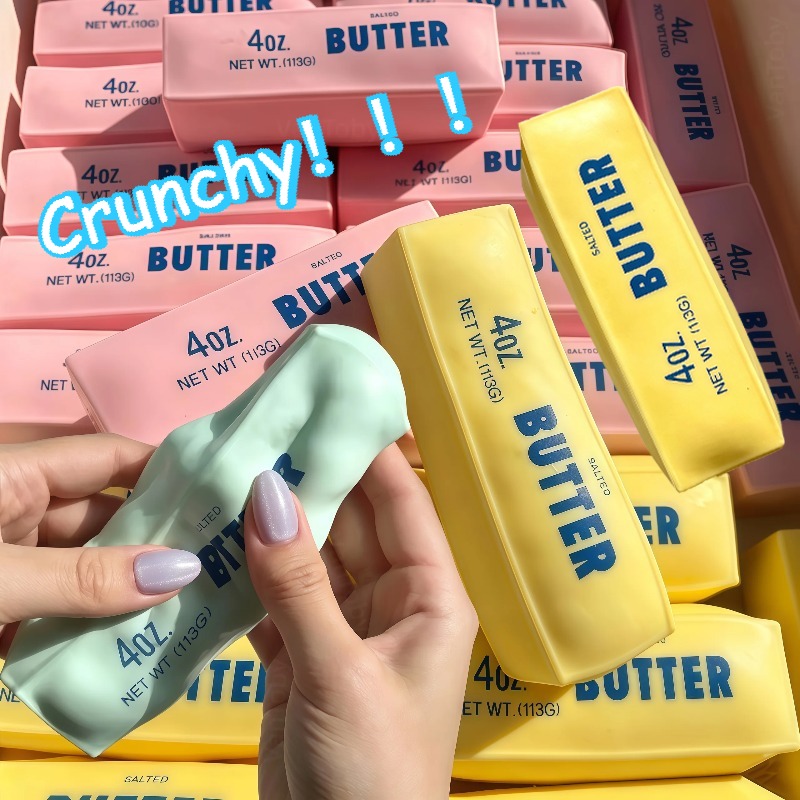 Kids Toys Box - Knuspriger Butter-Stick Squishy Blind Box Baustein-Füllung