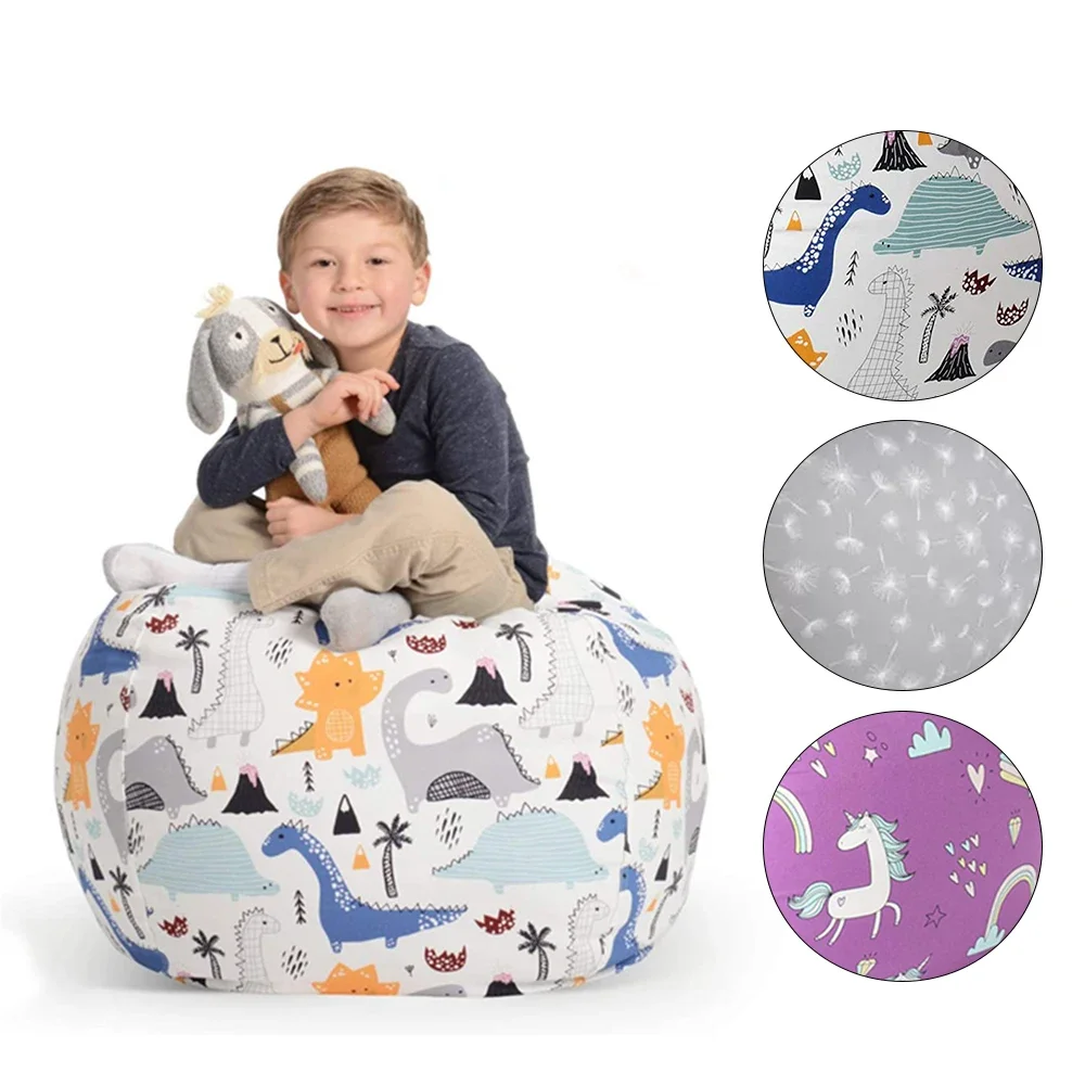 Kids Zip Toys - Neuer Sitzsack zur Aufbewahrung von Stofftieren,