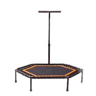 Trampoline Mini Indoor - Leises Mini-Trampolin mit verstellbarem Lenker, Fitness-Indoor-Trampolin,