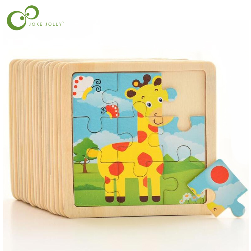 Kids Toys Deals - 4 Teile/los 3D Holz Puzzles für