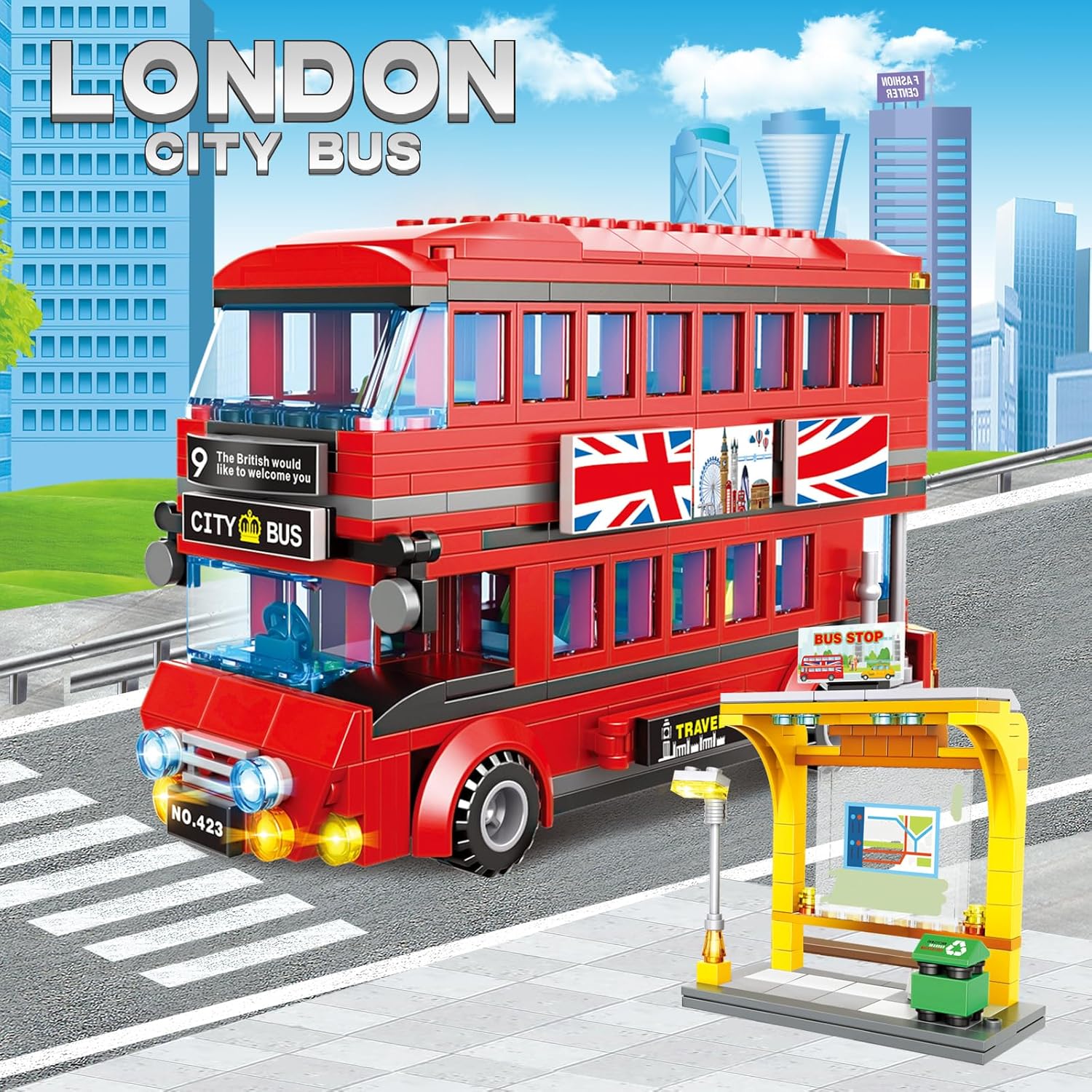 458-teiliges Londoner Doppelde – Kids Toys London Bewertung und Preis