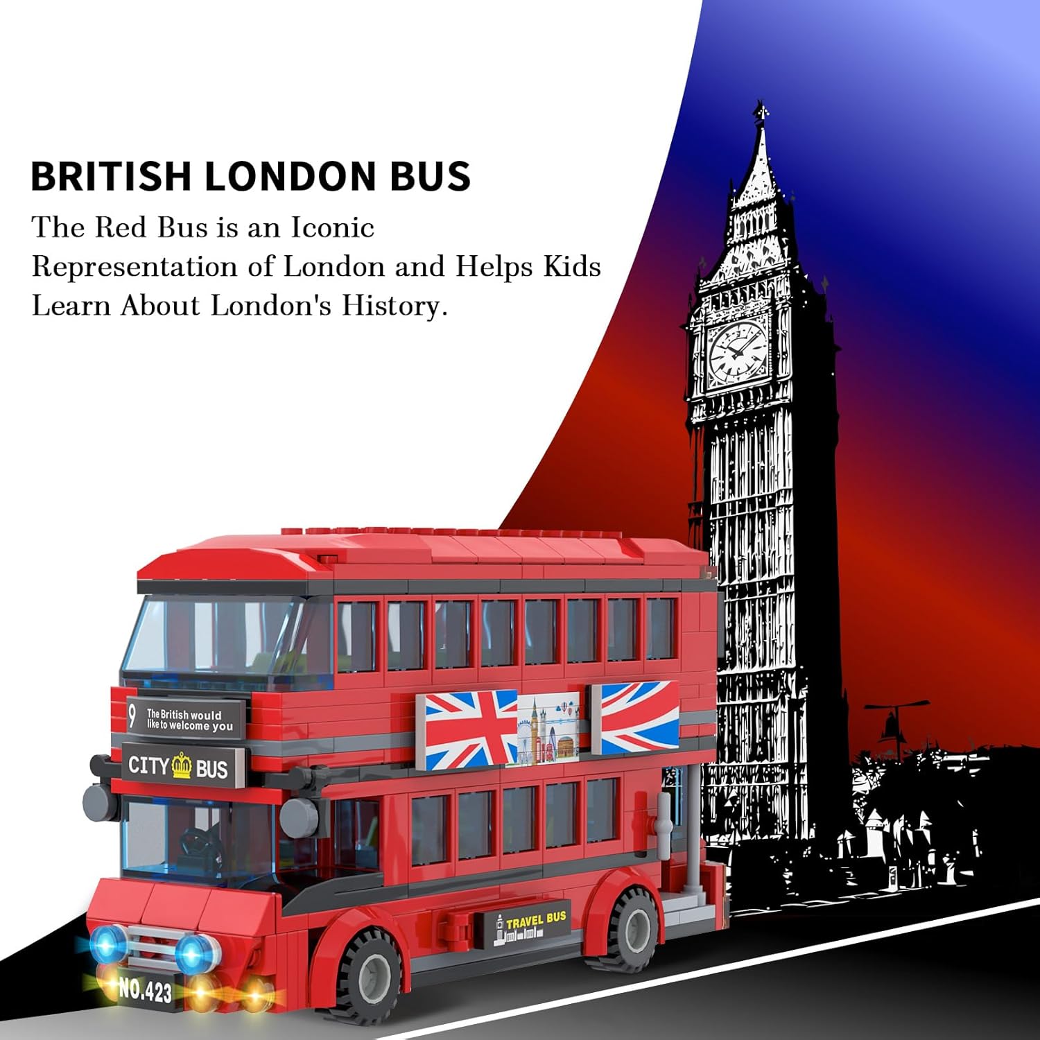 458-teiliges Londoner Doppelde – Kids Toys London Bewertung und Preis