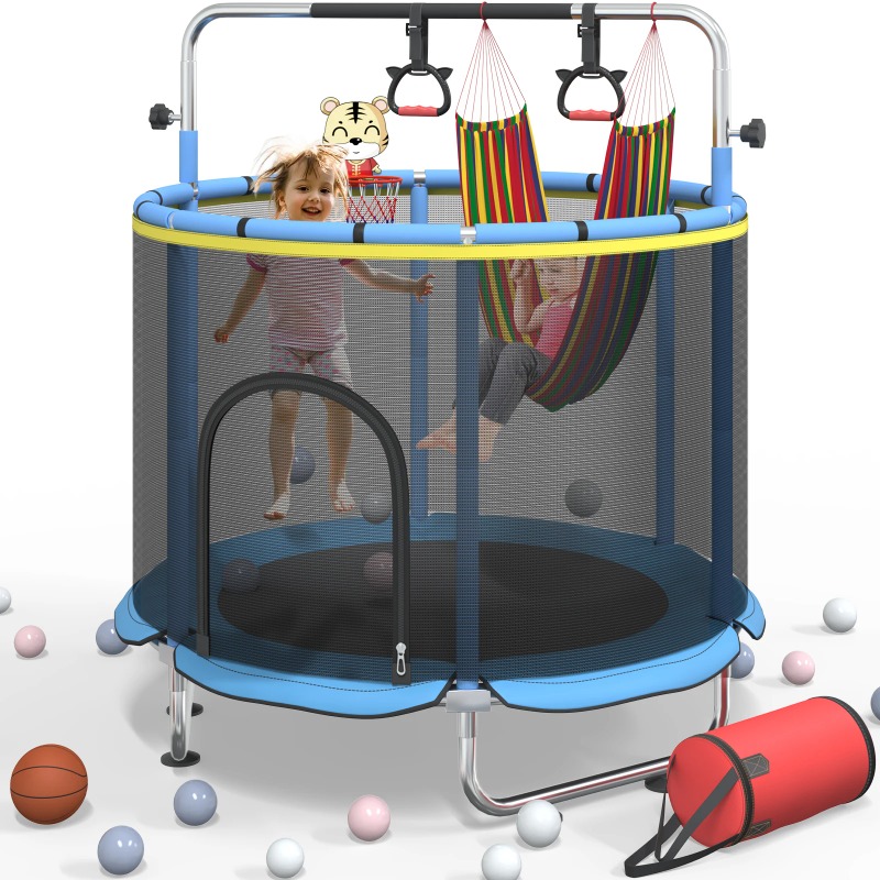 5FT Kleinkind-Trampolin 8-in-1 – Trampoline Mini Indoor Bewertung und Preis