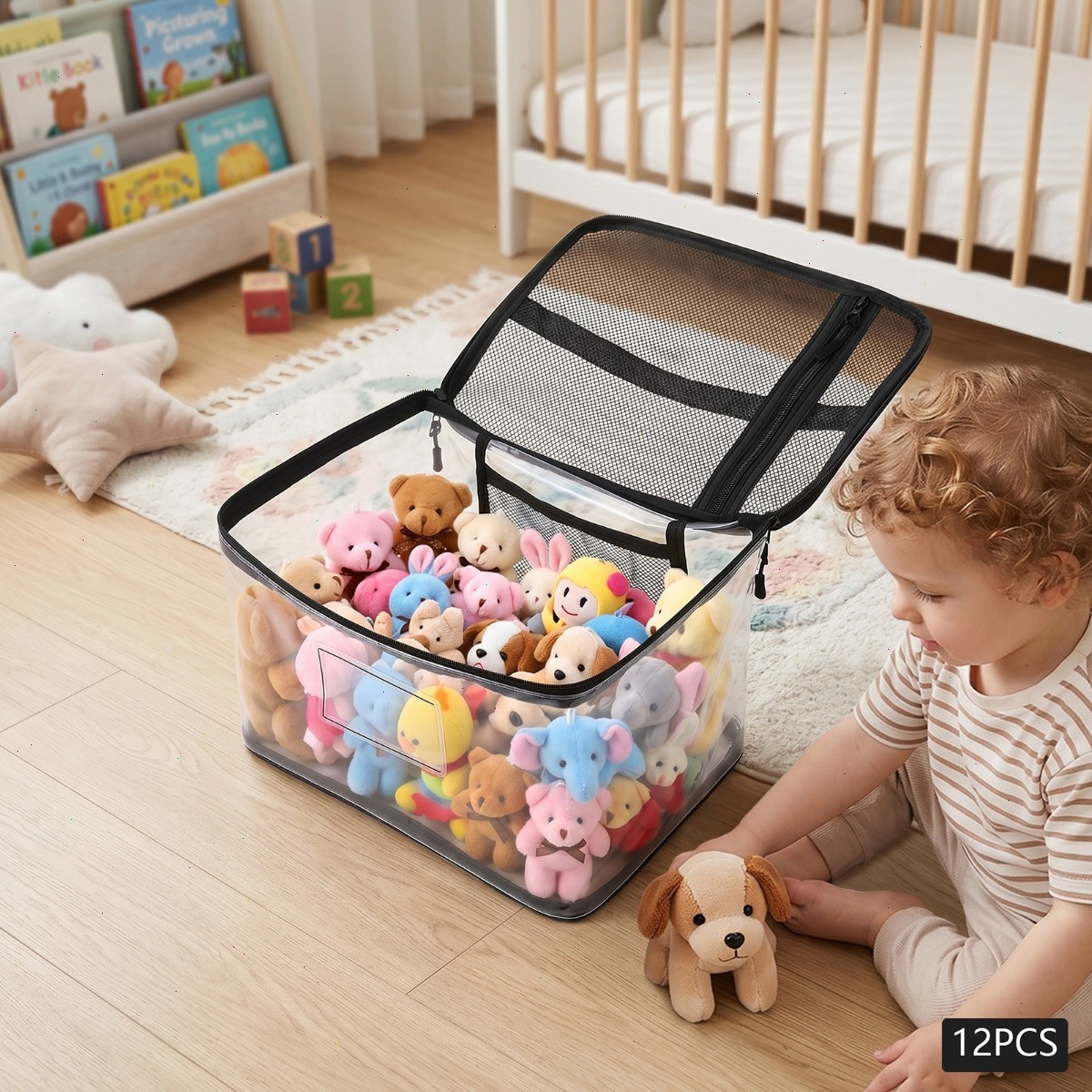 12-teilige Spielzeug-Aufbewahr – Kids Zip Toys Bewertung und Preis