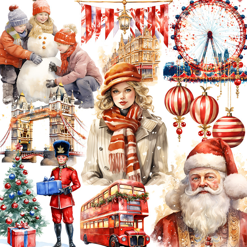 London Weihnachten Aufkleber H – Kids Toys London Bewertung und Preis