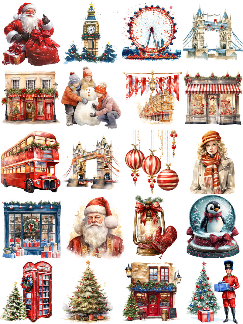 London Weihnachten Aufkleber H – Kids Toys London Bewertung und Preis