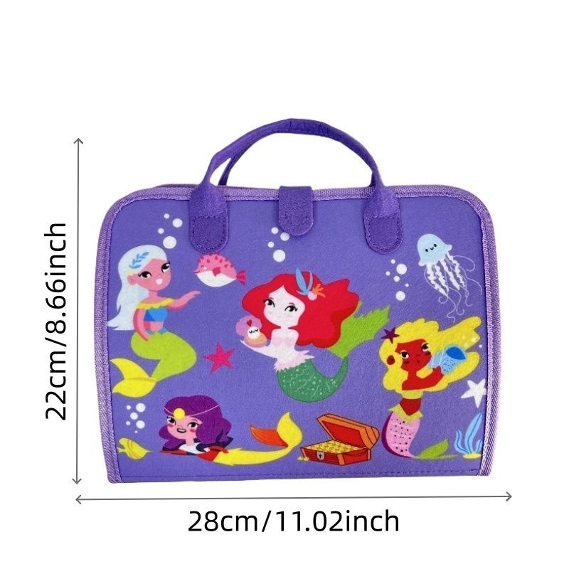 Meerjungfrauen-Filz-Beschäftig – Kids Zip Toys Bewertung und Preis