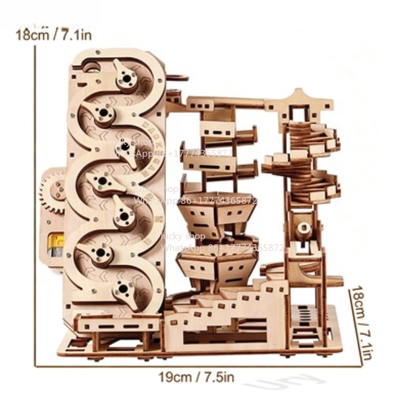 Ury 3D Holzpuzzle Elektrische  – Marble Run Set Bewertung und Preis