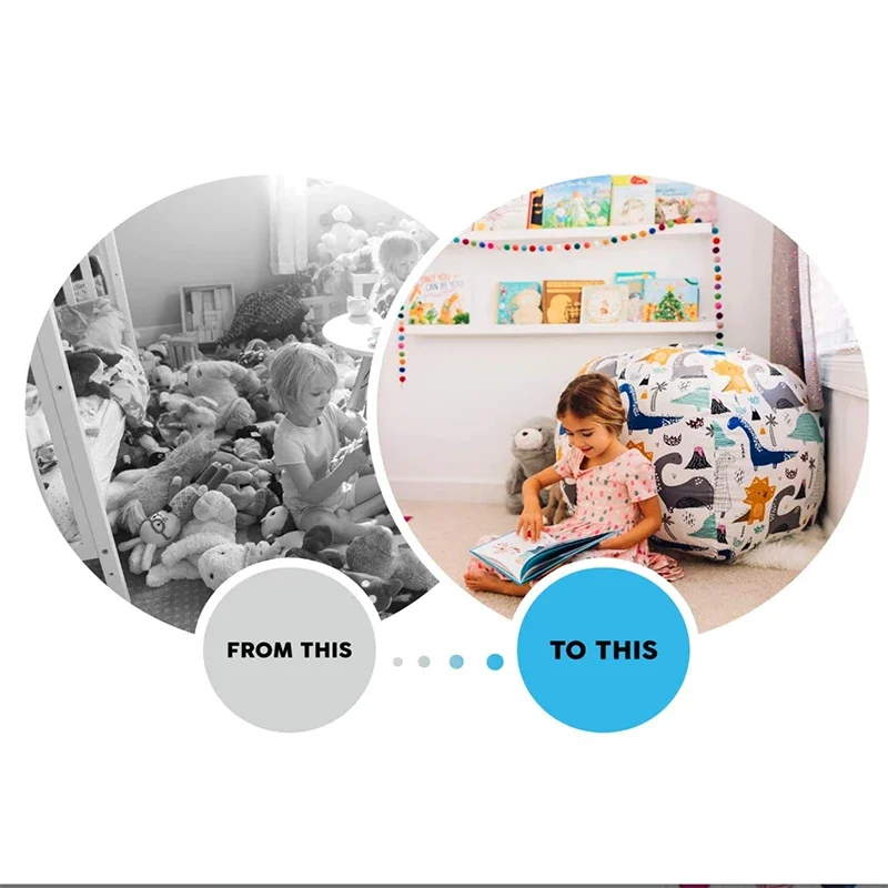 Neuer Sitzsack zur Aufbewahrun – Kids Zip Toys Bewertung und Preis