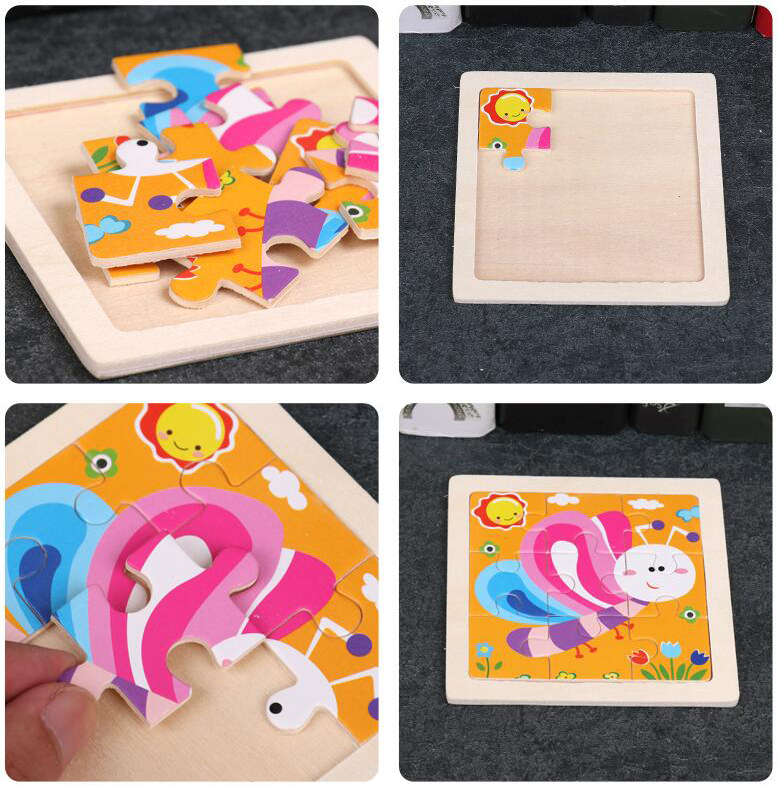 4 Teile/los 3D Holz Puzzles fü – Kids Toys Deals Bewertung und Preis