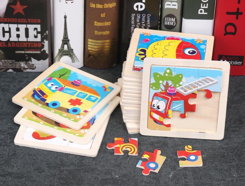 4 Teile/los 3D Holz Puzzles fü – Kids Toys Deals Bewertung und Preis