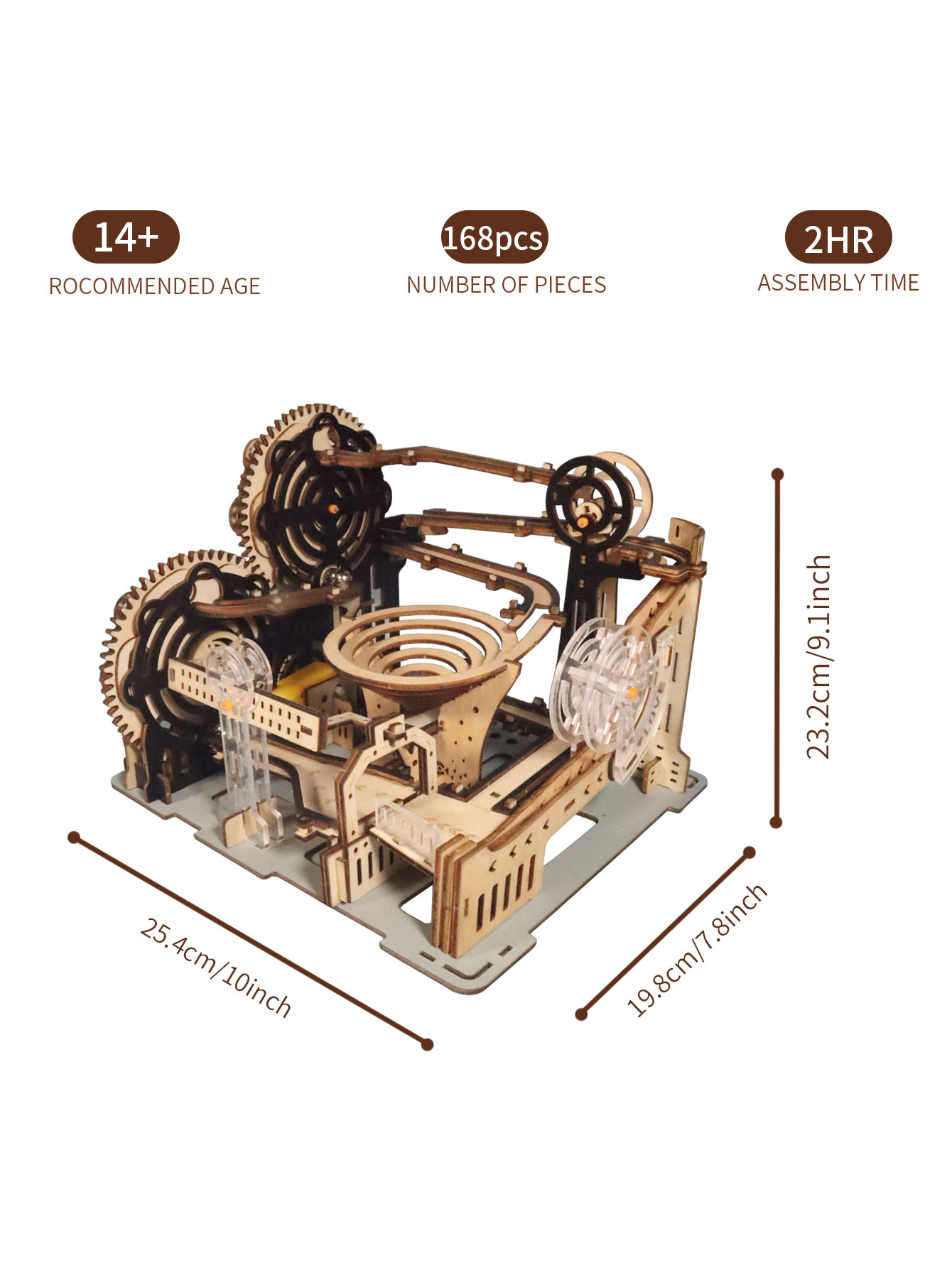 Elektrische 3D Holzpuzzles Mar – Marble Run Set Bewertung und Preis