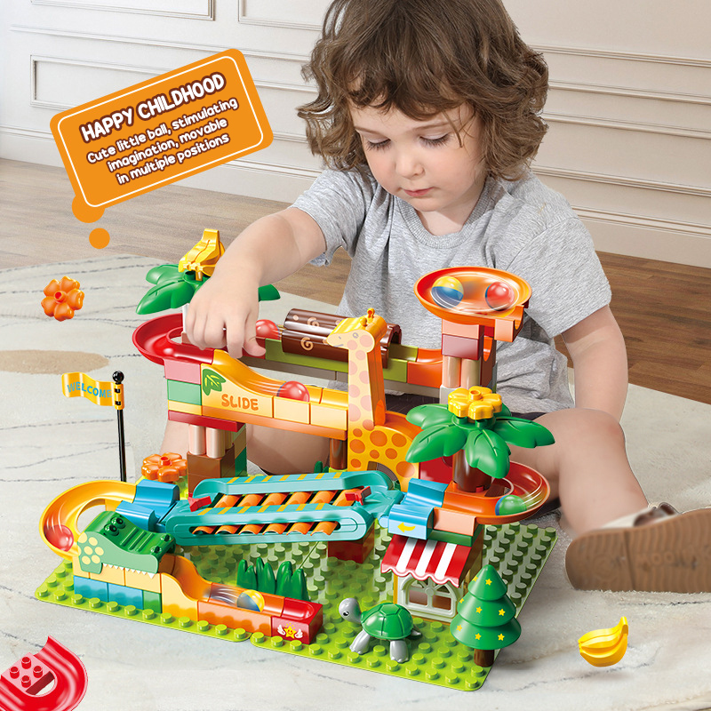 DIY Murmelbahn Bausteine Renns – Marble Run Set Bewertung und Preis