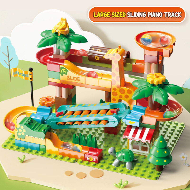DIY Murmelbahn Bausteine Renns – Marble Run Set Bewertung und Preis