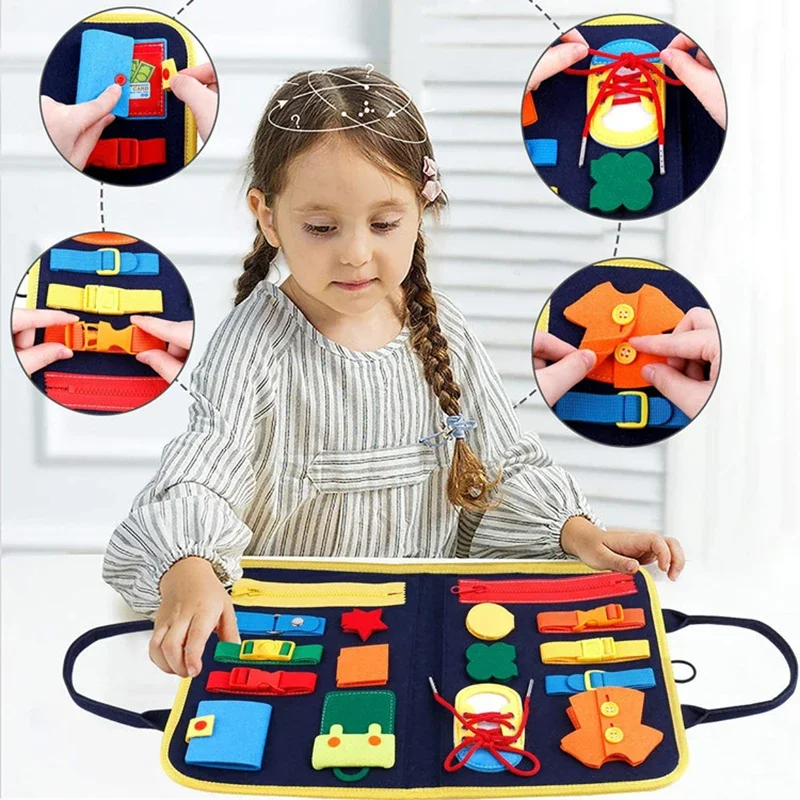 Kinder-Busy-Board mit Schnalle – Kids Zip Toys Bewertung und Preis