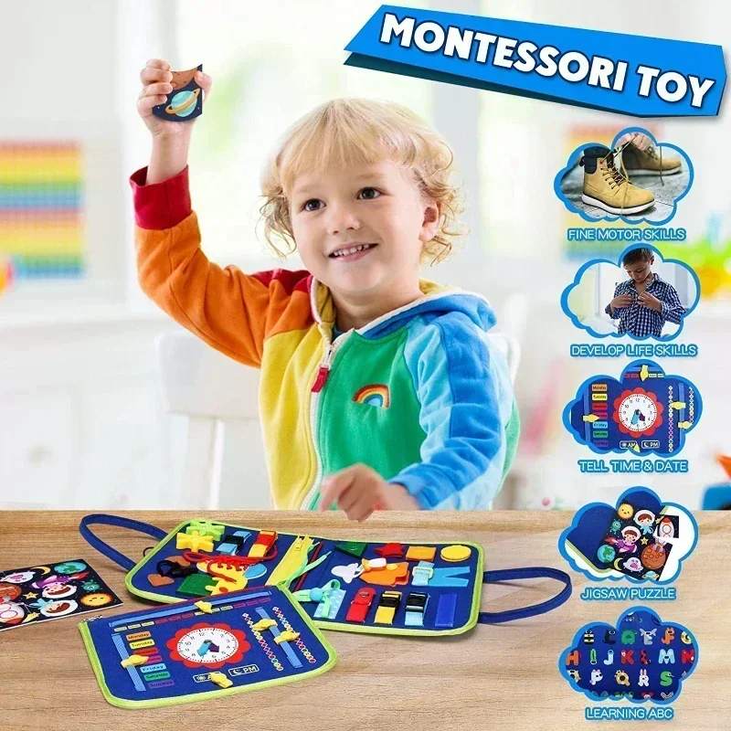 Kinder-Busy-Board mit Schnalle – Kids Zip Toys Bewertung und Preis